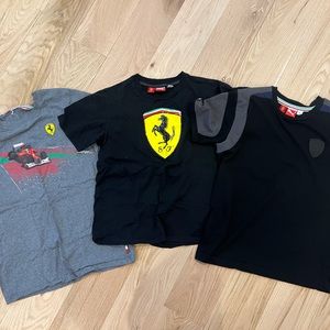 3 Ferrari T-shirt’s boys Puma size Medium
